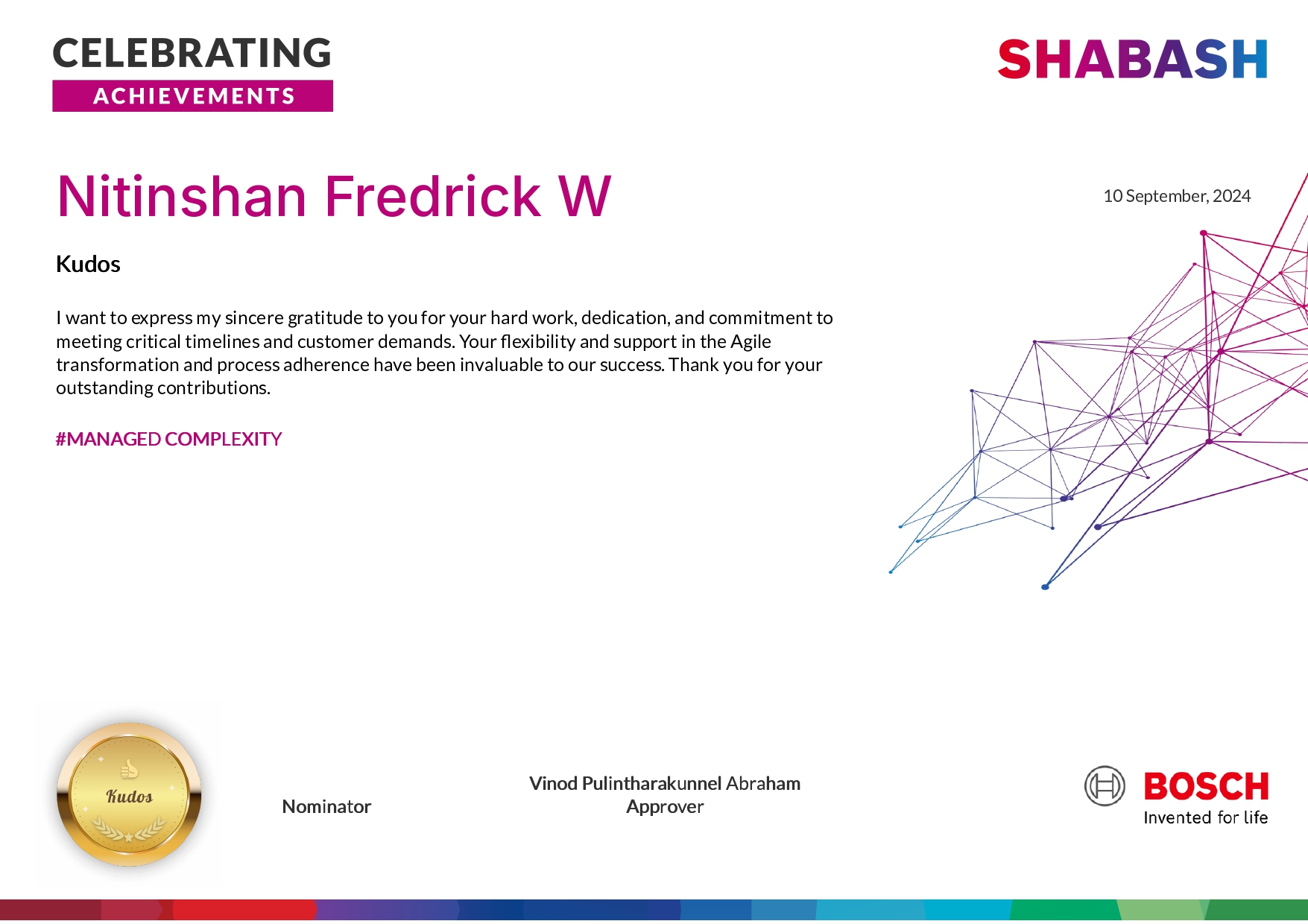 Award Certificate 5