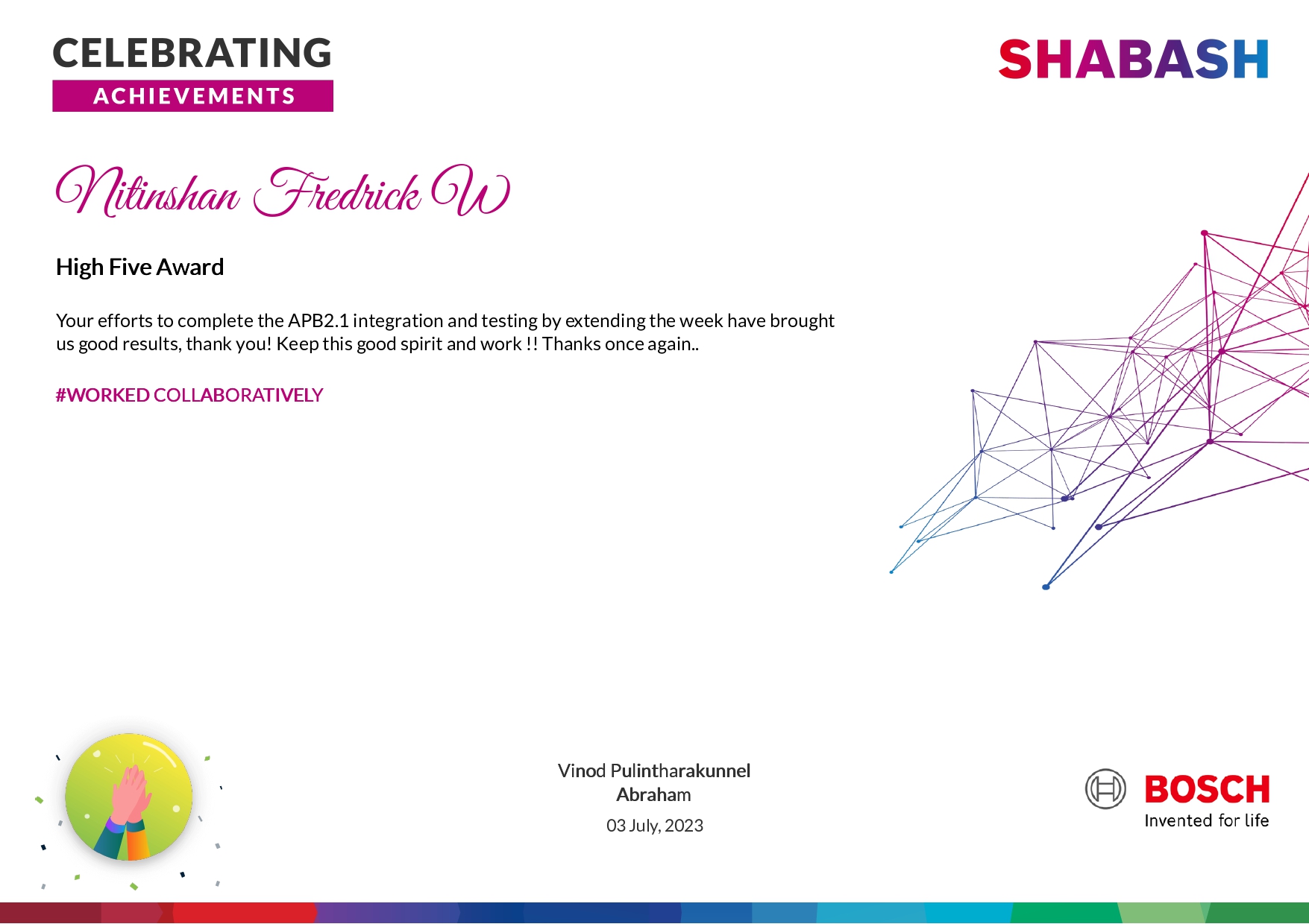 Badge Certificate 1