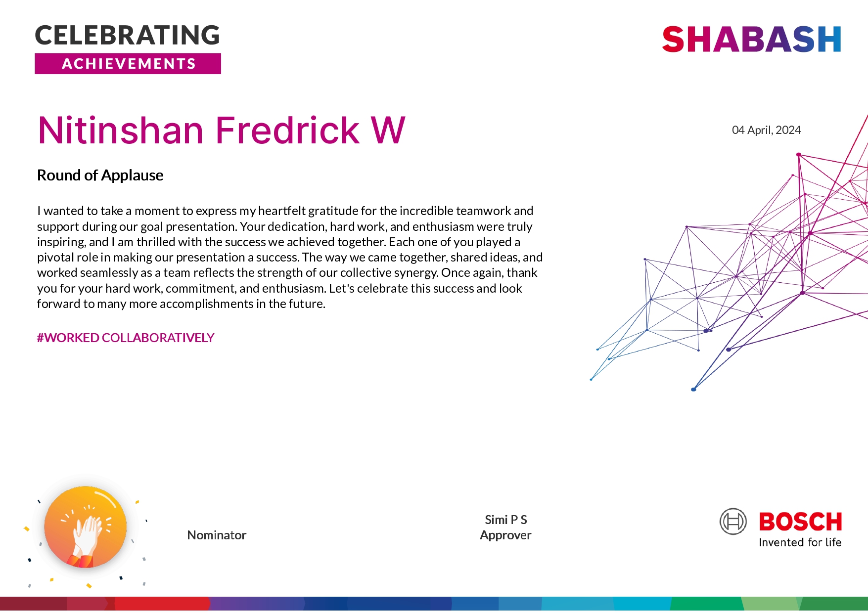 Badge Certificate 9