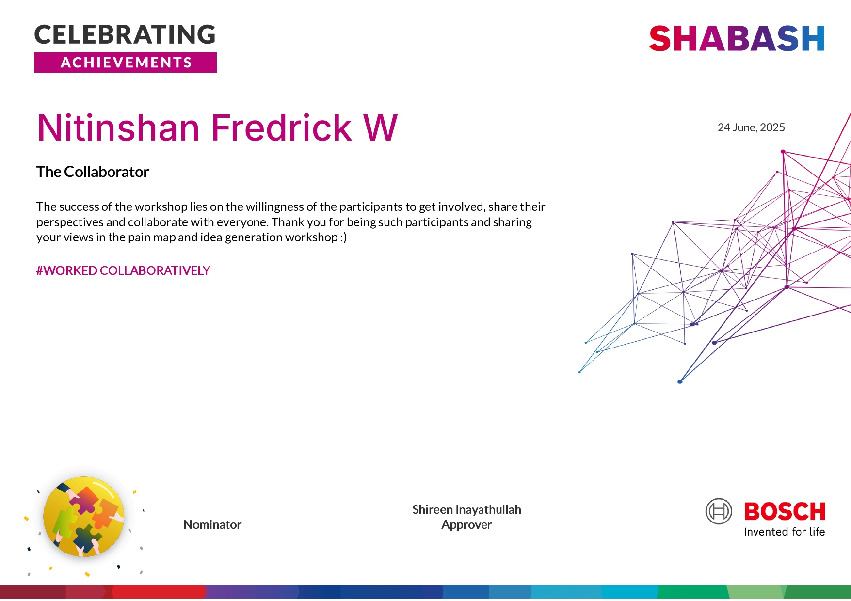 Badge Certificate 15